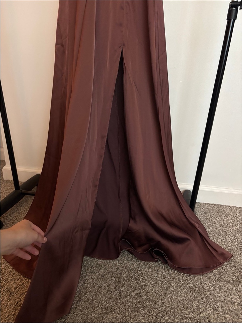 Azazie Sheath Side Slit Dress - Picture 5 of 9